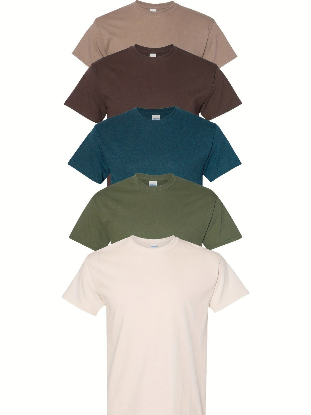 Men's Essential T-Shirt - Round Neck Short Sleeve Modern Style 638181