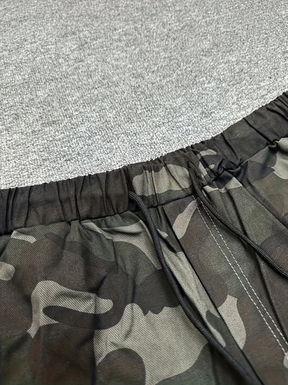 Men's Casual Pants In Spring And Autumn, Multi Pocket Straight Leg Pants, Cotton Pants, Camouflage Style Men's Pants, Outdoor Sports And Leisure