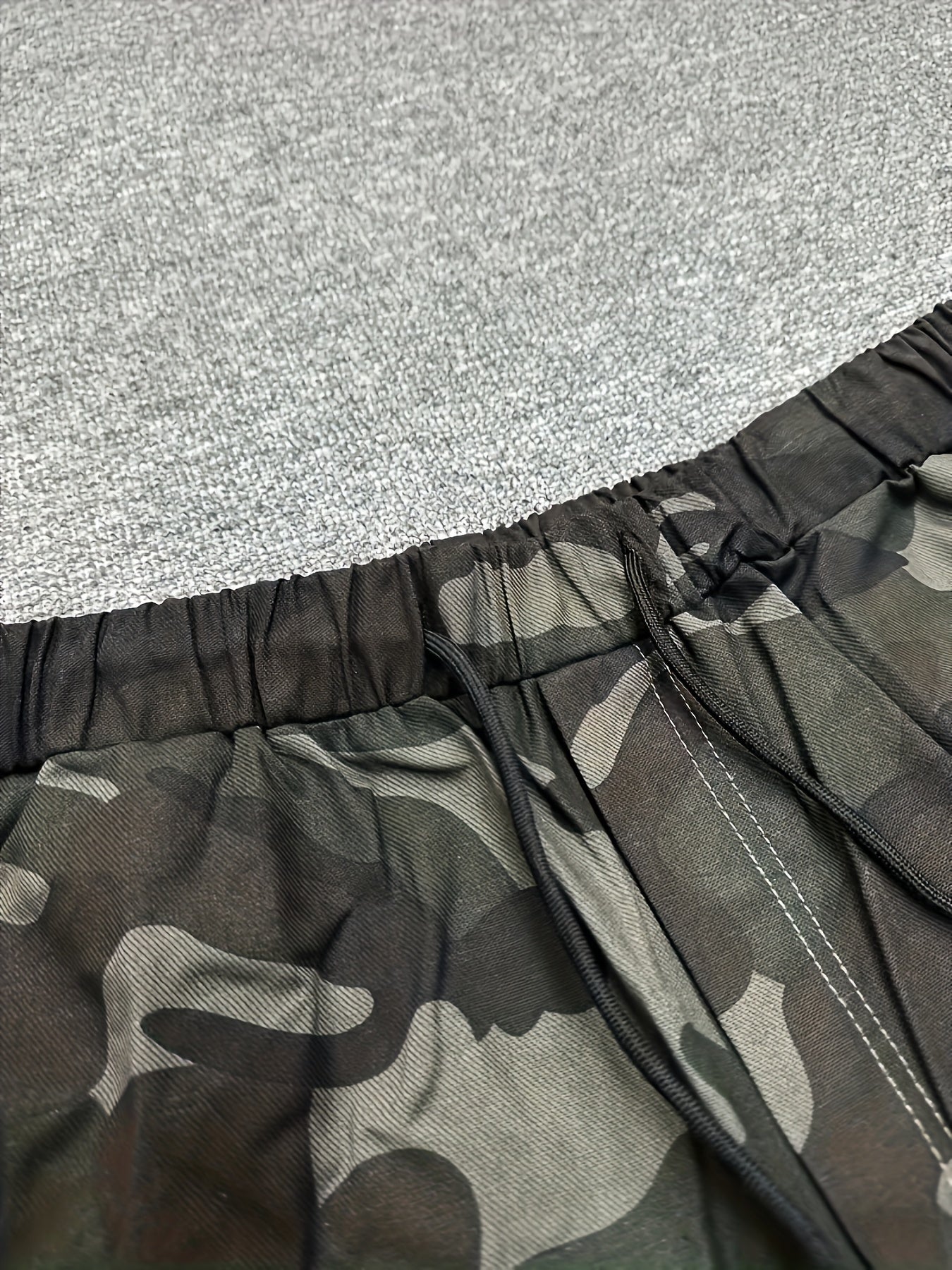 Men's Casual Pants In Spring And Autumn, Multi Pocket Straight Leg Pants, Cotton Pants, Camouflage Style Men's Pants, Outdoor Sports And Leisure