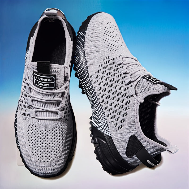 [Breathable Durable Sneakers] Sturdy, Breathable, And Durable Sneakers For Outdoor Jogging - Men's Comfortable Training Shoes