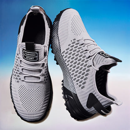 [Breathable Durable Sneakers] Sturdy, Breathable, And Durable Sneakers For Outdoor Jogging - Men's Comfortable Training Shoes