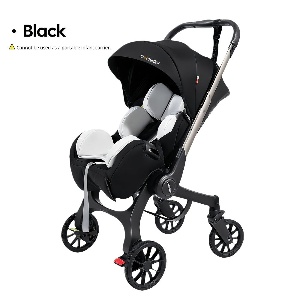 Baby Stroller - Foldable Adjustable Travel Metal