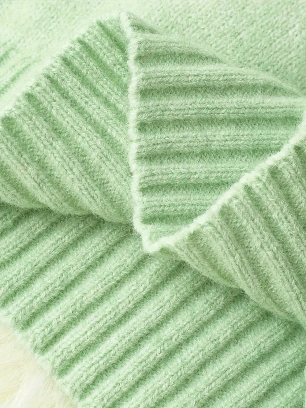 Women's Textured Pullover Sweater - Relaxed Fit Crew Neck