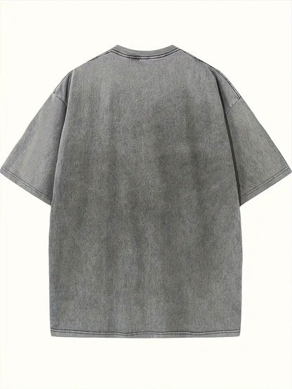 Men's Vintage T-Shirt - Round Neck Short Sleeve Weekend Style 497509
