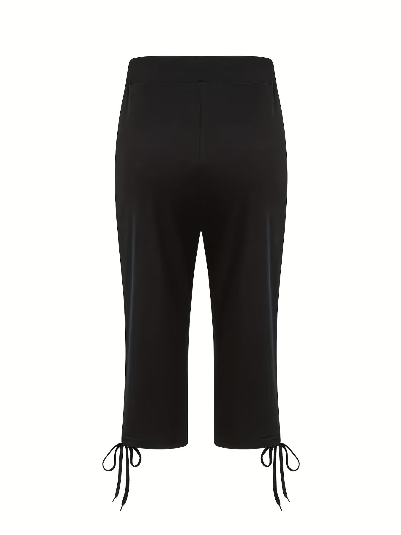 [Two-piece Pack] 5791A92 Women's Lightweight Three-piece Trousers, with Drawstring Waist - Casual Trousers, Spring And Summer Comfortable And Fashionable Daily Trousers | Loose Version Trousers | Casual Style Trousers