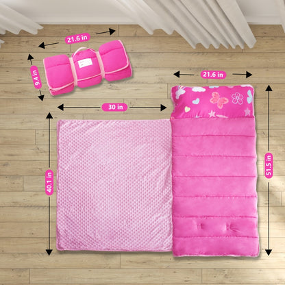 Kids Nap Mat - Foldable Cooling Preschool Sleep Set