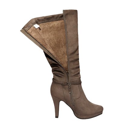 Women's High Heels Over The Knee Boots Thigh High Pointed Toe Stiletto Long Fall Sexy Boots Various Occasions Suitable for party, dance, shopping Casual Fashion Booties