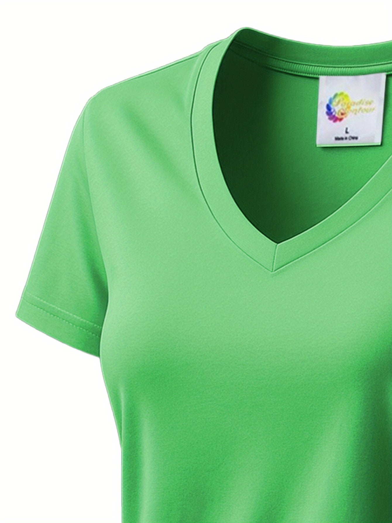 Women'S Soft V-Neck Sports T-Shirt, Cool And Breathable, - Quick-Dry Fabric, Designed for Outdoor Workouts, Comfortable And Versatile Fitness Wear Suitable for Everyday Exercise