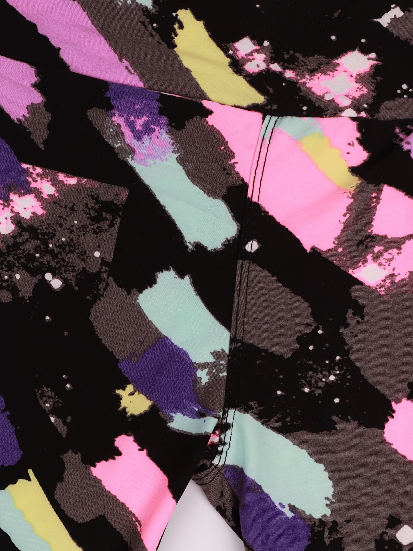 Girls' Mix Color Printed High-Waist Leggings - product view 11