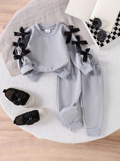Girls' Grey Polyester Hoodie - product view 6