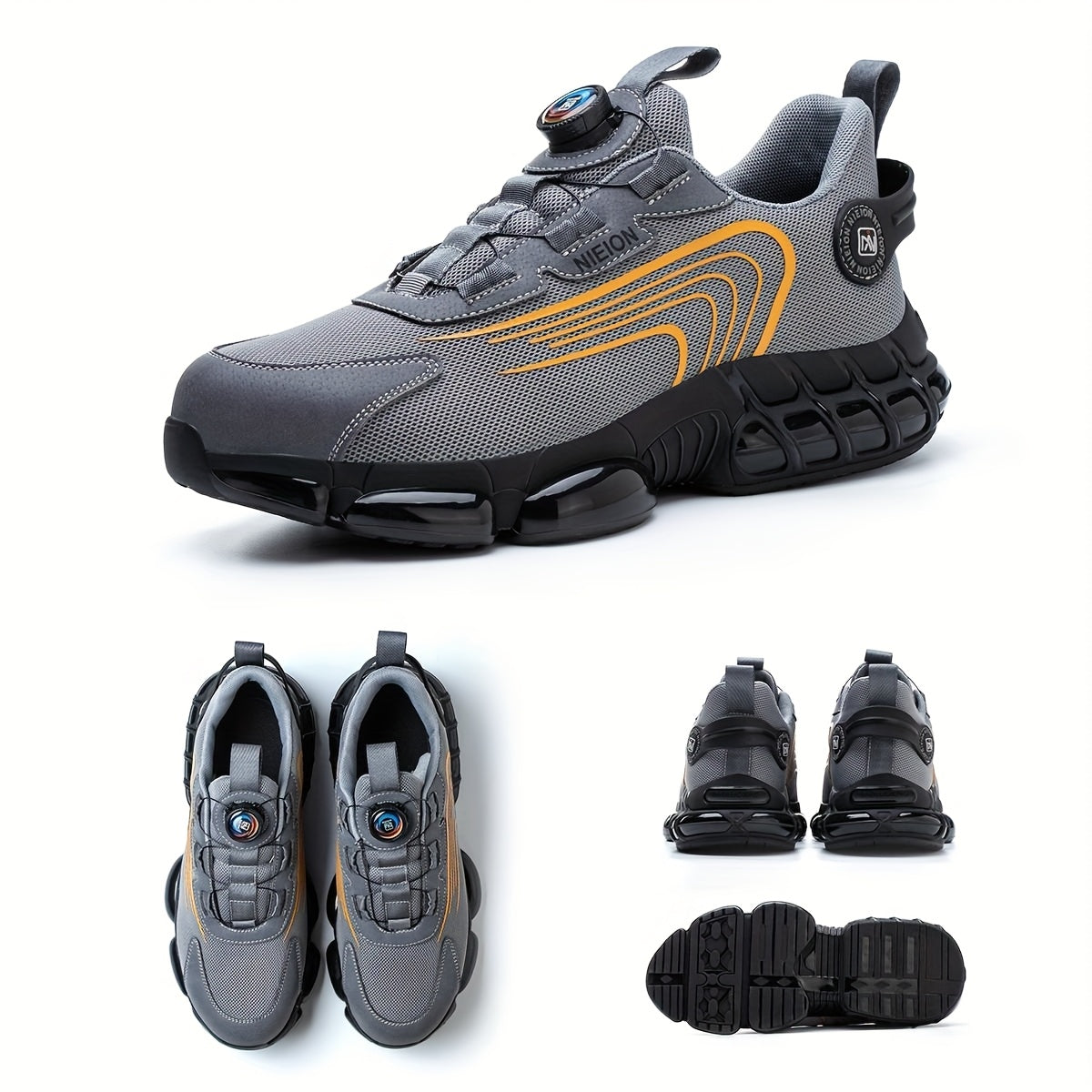 Unisex Work & Safety Shoes - Steel Toe Protection & Puncture Resistant