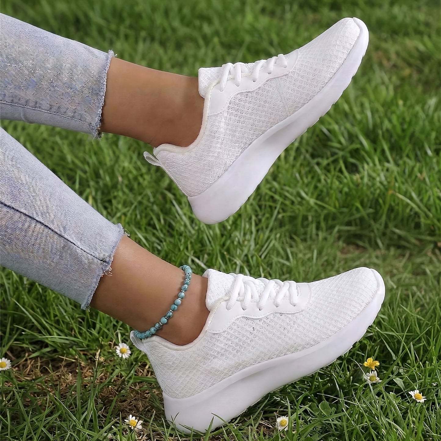 Women'S High Quality Sneakers, Casual Walking Shoes for Women, Comfortable Support Walking Shoes, Women'S Air-Cushioned Sneakers with Arch Support And Slip-Resistant Sole - Breathable Mesh Low-Top Sneakers Suitable for Running, Gym, Gifts for Women