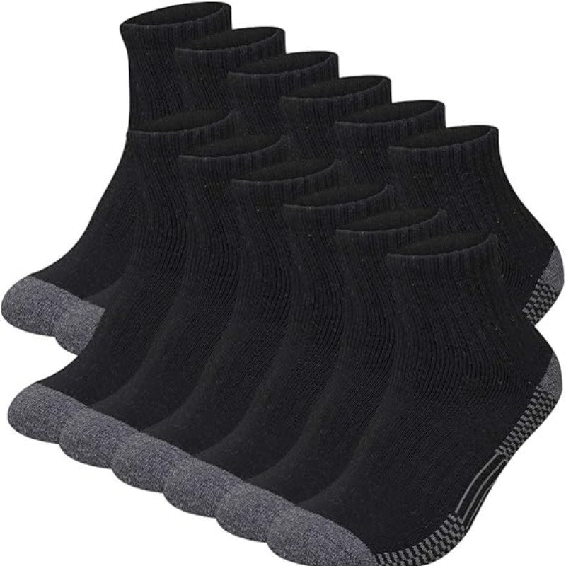 12 Pairs Of Men's Short Socks For Sports And Running