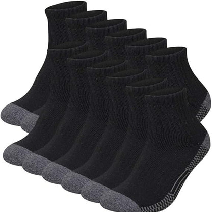 12 Pairs Of Men's Short Socks For Sports And Running