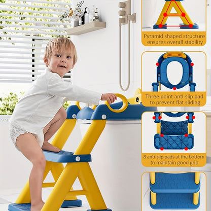 Potty Training Seat - Soft Toilet Steps 2-In-1