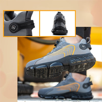 Unisex Work & Safety Shoes - Steel Toe Protection & Puncture Resistant