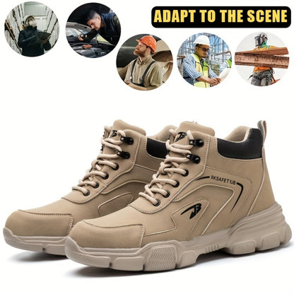 Men's Work & Safety Boots - Steel Toe Protection & Puncture Resistant 489509