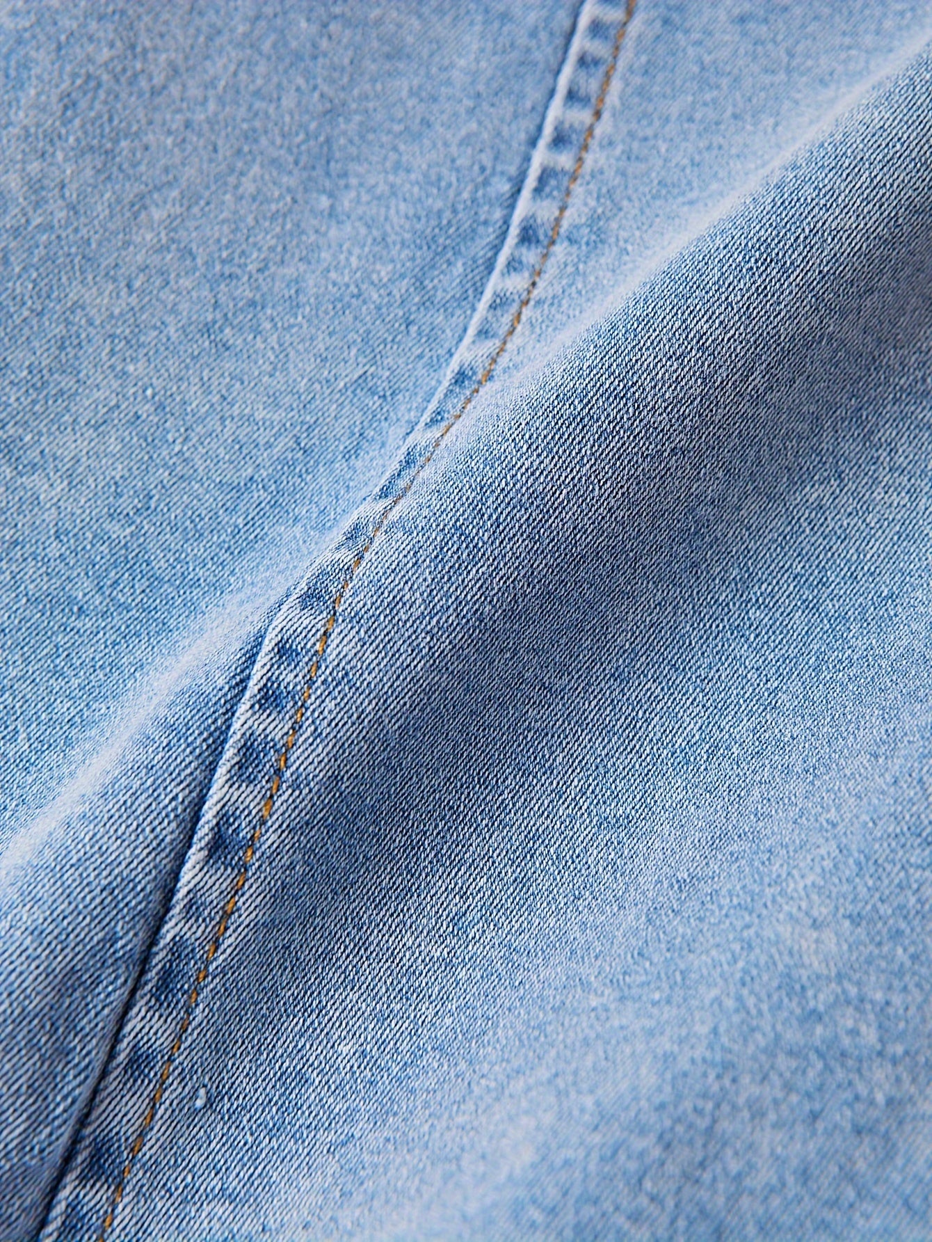 Women's Classic Denim Jacket, Casual V-Neck Long Sleeve Solid Color Coat with Pockets, Regular Fit Woven Fabric for Fall/Winter, Casual Attire | Stylish Denim Blazer | Glossy Finish Jacket