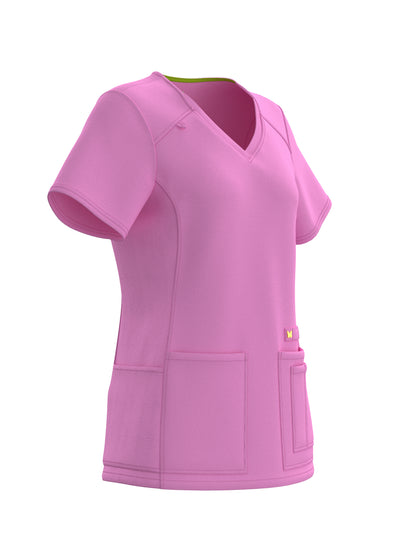 PandaFlex 4 Way Stretch Women Scrub Set Modern Fit V-Neck Top & Multi Pocket Pants 3371