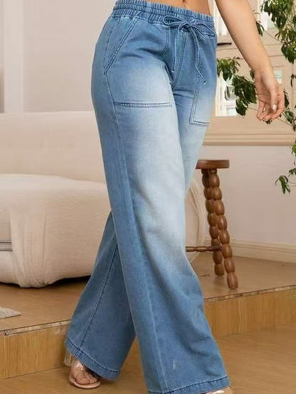 Autumn 2025 New Women'S Slim Fit Straight Leg Jeans
