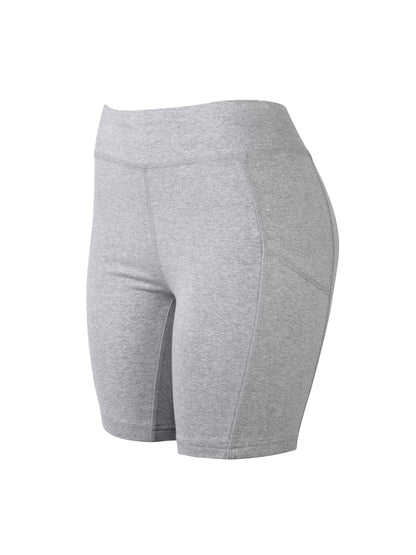 LADIES COTTON 15 INCH OUTSEAM SHORTS WITH POCKETS