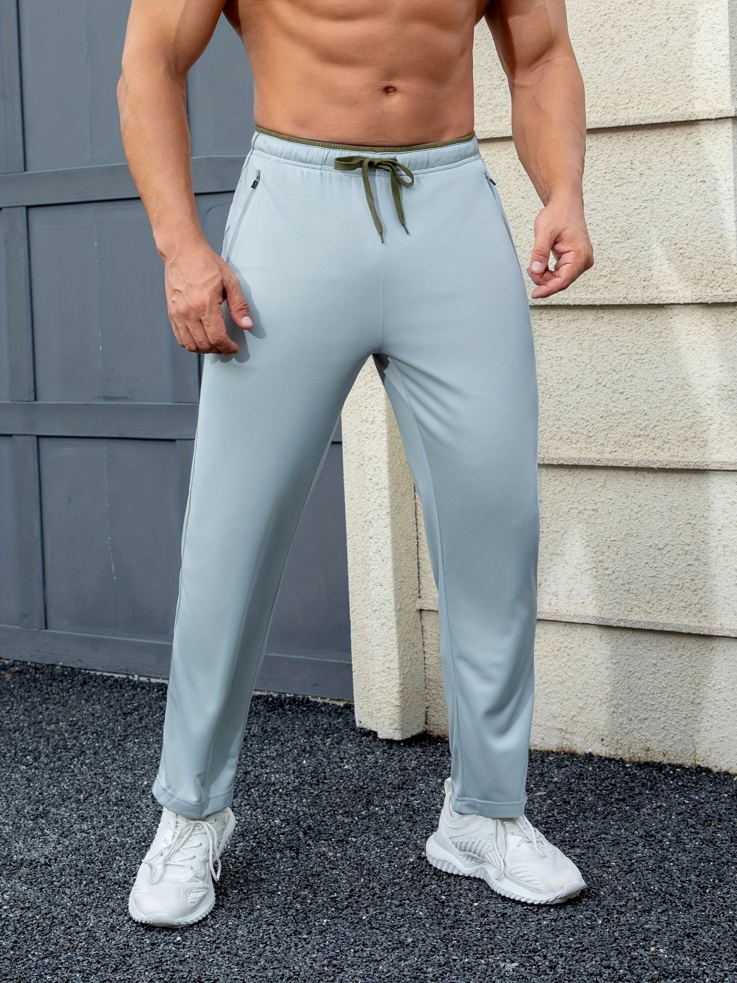 3Pack Men'S Lightweight Sweatpants With Pockets Open Bottom Athletic Pants For Workout, Jogging, Gym, Running, Training