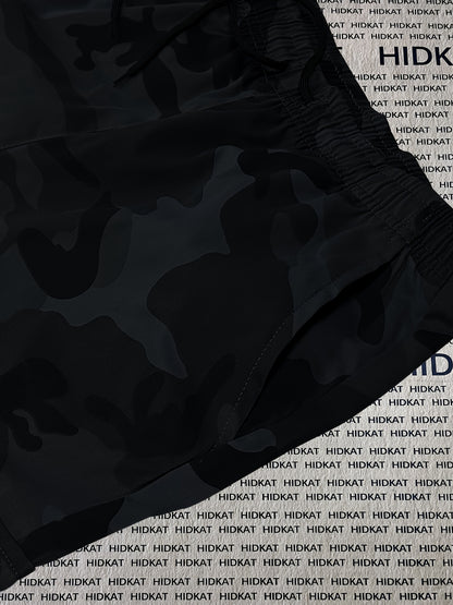 Women's Camo Cargo Pants Summer Lightweight Breathable Outdoor Casual Long Pants with Adjustable Elastic Waistband