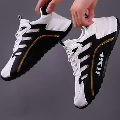 Sneakers, Zapatos Para Hombres Spring New Fitness Training Shoes, Low Cut Lace Up, Couple Style Red Design Walking Shoes, Soft and Skin Friendly, Providing Good Comfort, Breathable and Comfortable, Suitable for Both Sports and Leisure