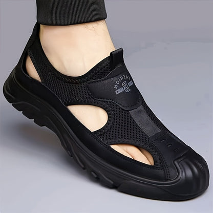 Men's Quick-Dry Slip-On Water Shoes - Shock-Absorbing Insole and PU Outsole