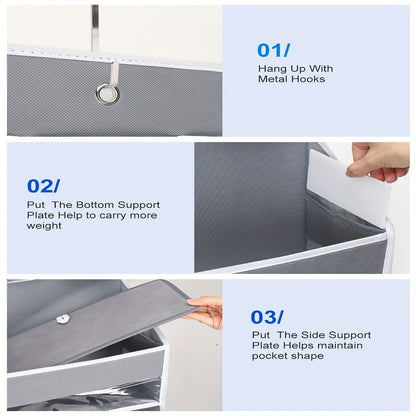 Nursery Door Organizer - 6-Pocket Diaper Storage