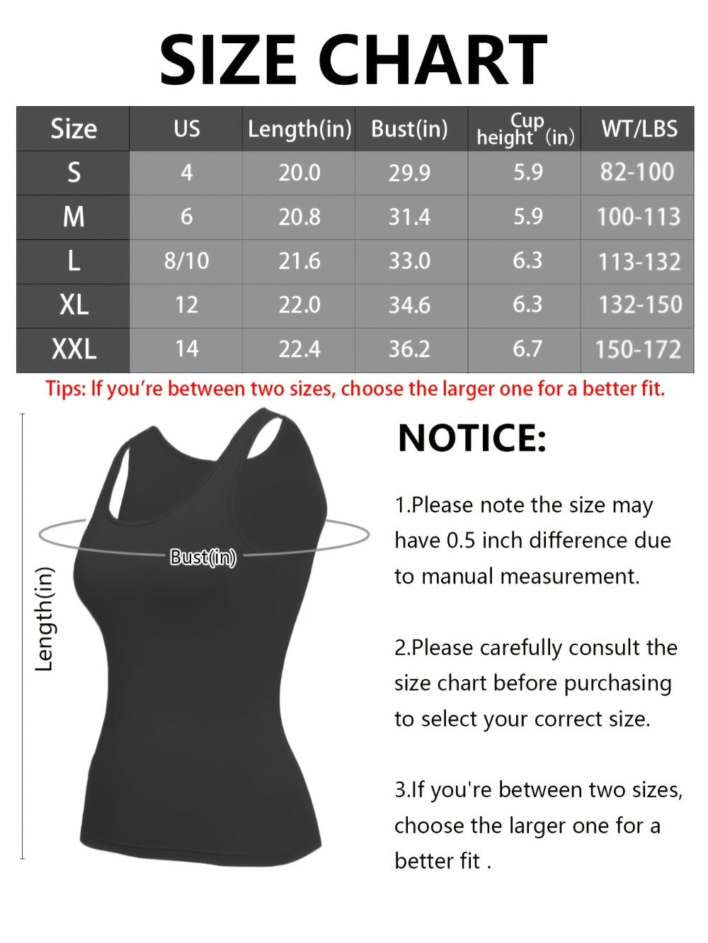 Women's Built-In Bra Camisoles - 3-Pack Wire-Free Padded