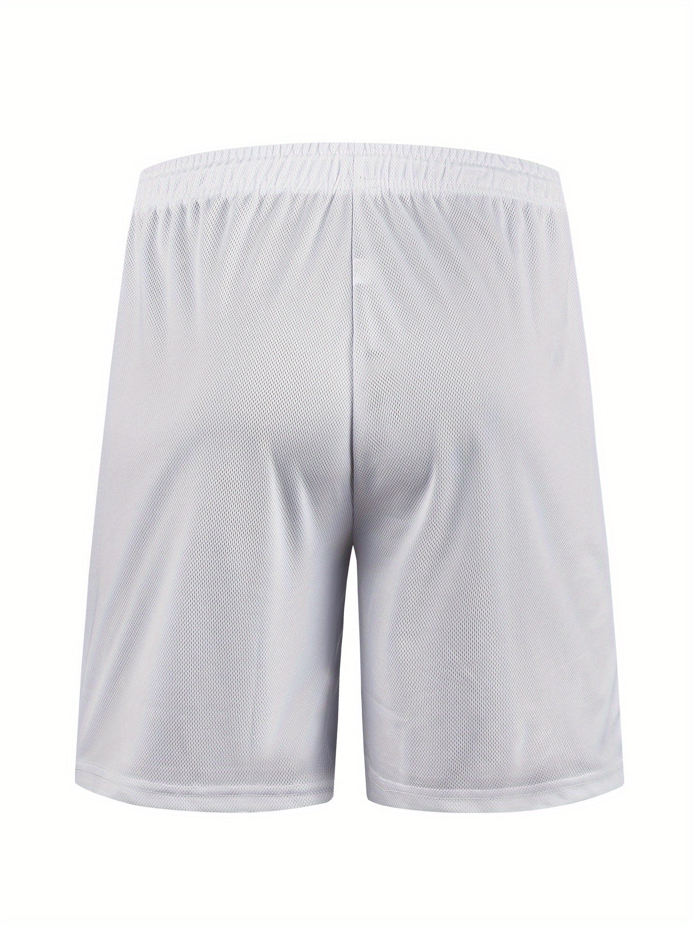 Men's Army Green + Black + Wine Red + Navy Blue + White Polyester Shorts - product view 11
