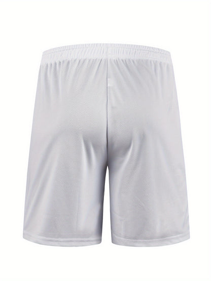 Men's Army Green + Black + Wine Red + Navy Blue + White Polyester Shorts - product view 2