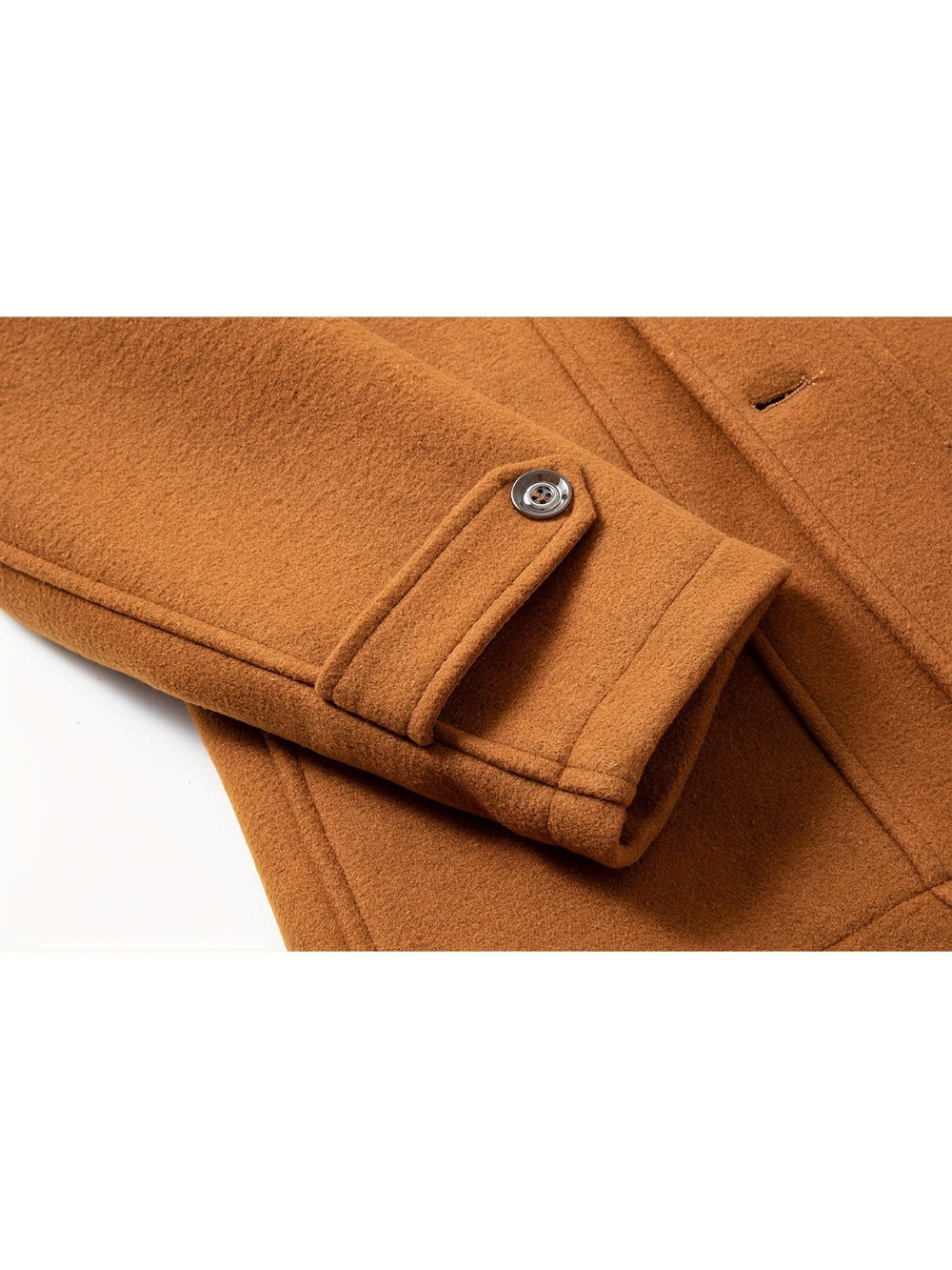 Men's Versatile Fleece Single-Breasted Coat