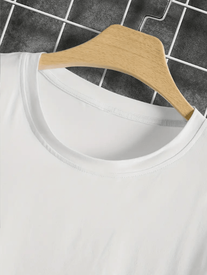 Women's Vintage 90s Country T-Shirt - Classic White Women's T-Shirt - Short Sleeve Slim Fit Casual T-Shirt with Iconic Bull Skull Design with the Tagline 'Raised On 90's Country' in Vintage Lettering | Perfect for Western Themed Clothing