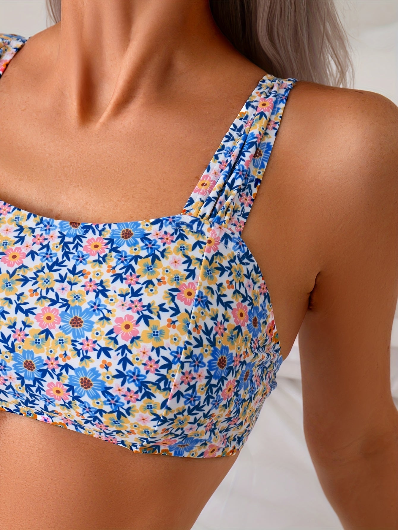 Small Floral Women's Bikini Set
