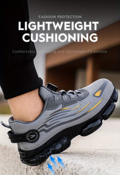 Unisex Work & Safety Shoes - Crush Resistant & Slip-On 610149