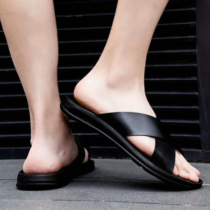 Men's Slippers - Non-Slip Sole for Beach & Water 35045 235045