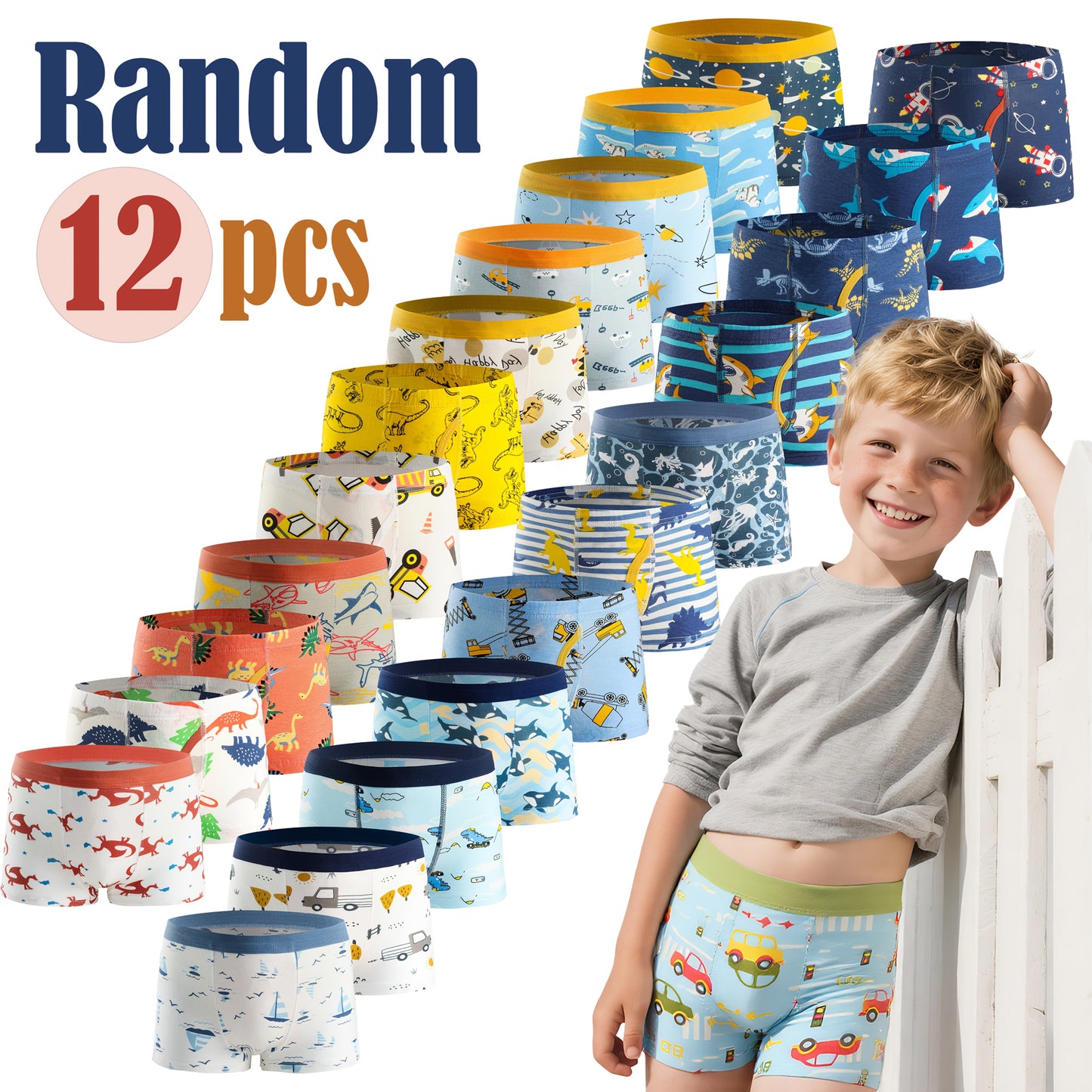 Boys' Multicolor Underwear - product view 1