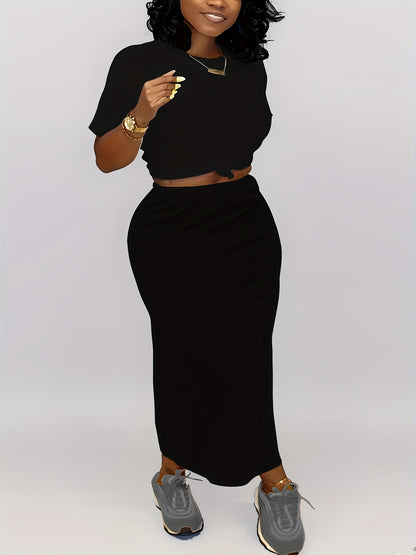 Red Short-Sleeve Skirt - product view 12