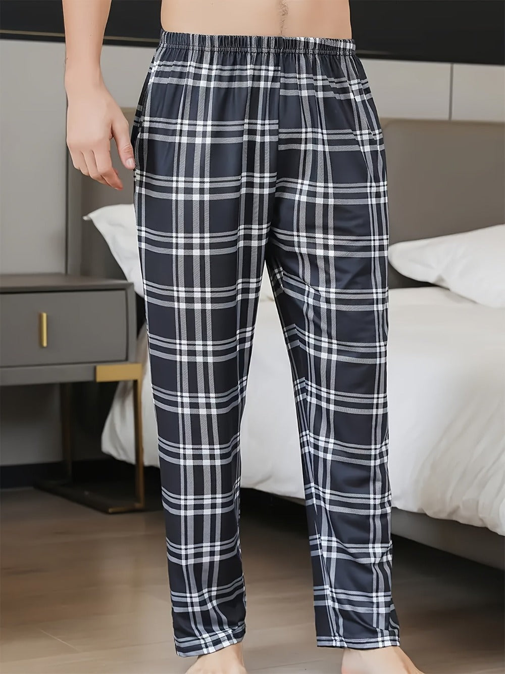Men's Pajama Pants - Plaid Style 788325