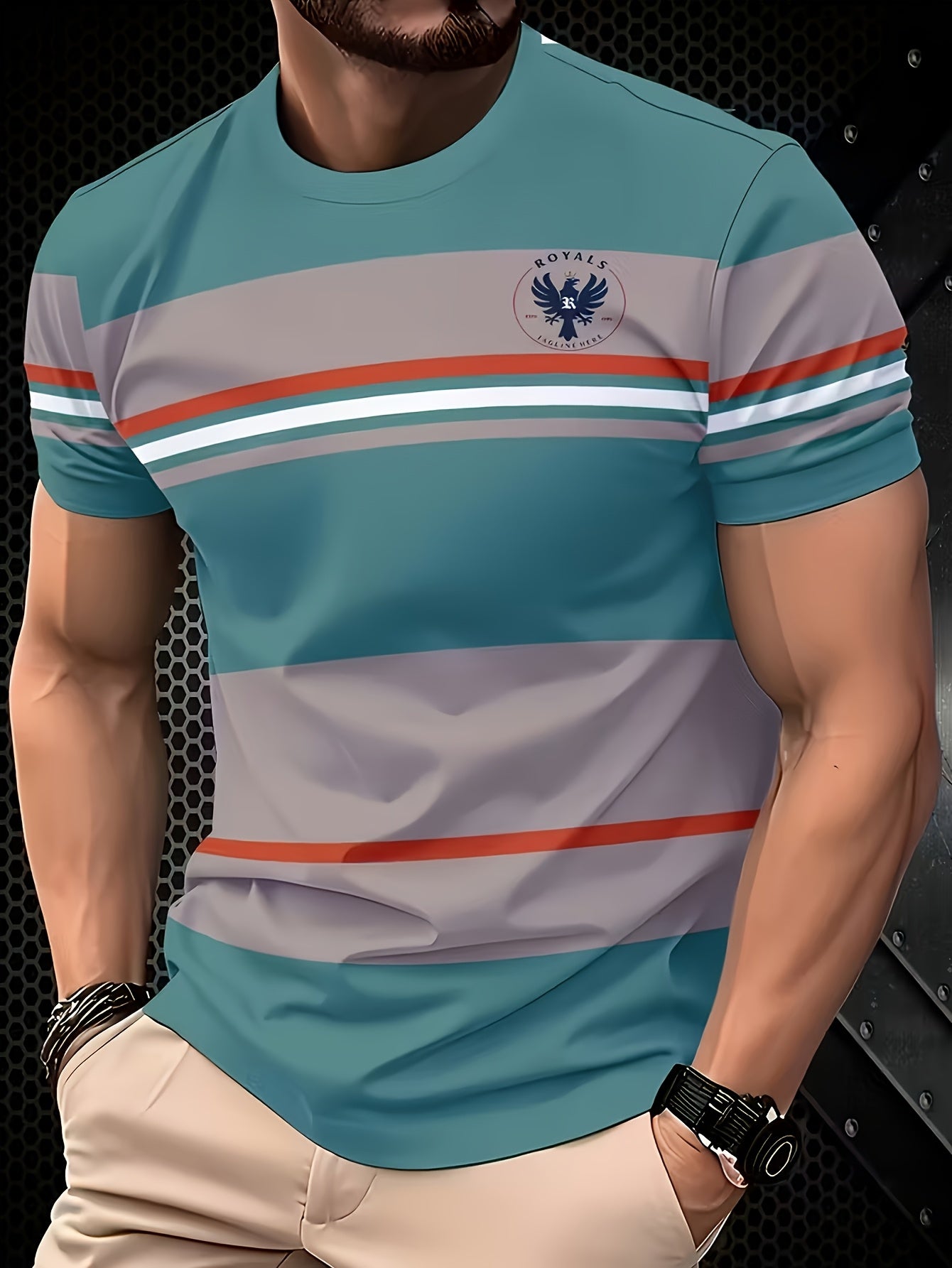 3pcs Men'S Fashion Short Sleeve Round Neck T-Shirt for Casual, Sporty And Business Wear, Funny T Shirt, Men'S Trendy T Shirts, Everyday T-Shirt, Versatile Clothing, Stylish Design, Classic Fit