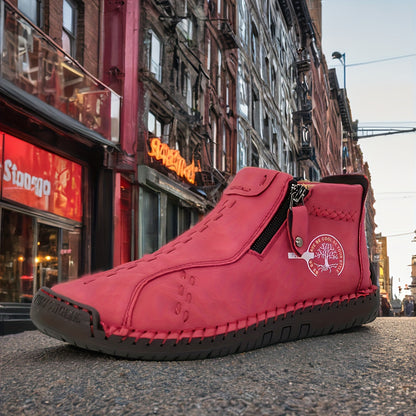 Women'S Hand-stitched Ankle Boots Outdoor Fashion Shoes