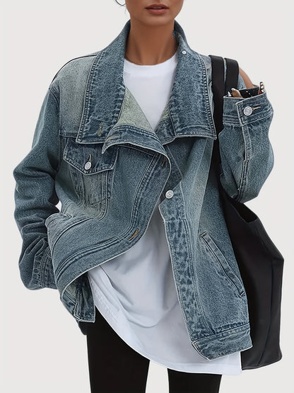 Women's Blue Long-Sleeve Jacket - product view 7