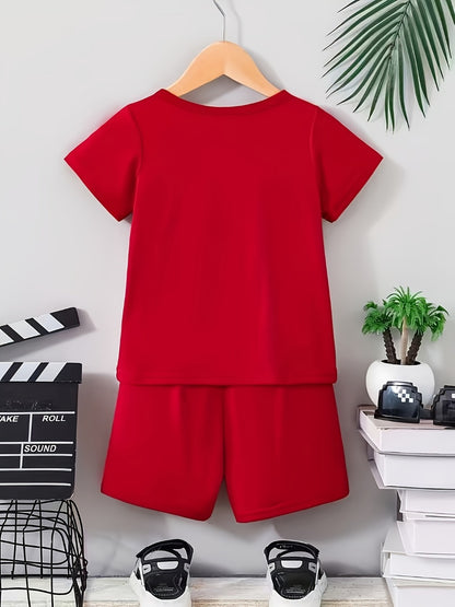 Boys' Casual Outfit Set - Short Sleeve Fall 8213