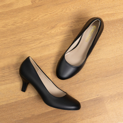 Women's Dress Comfortable Low Heel Pump Shoes