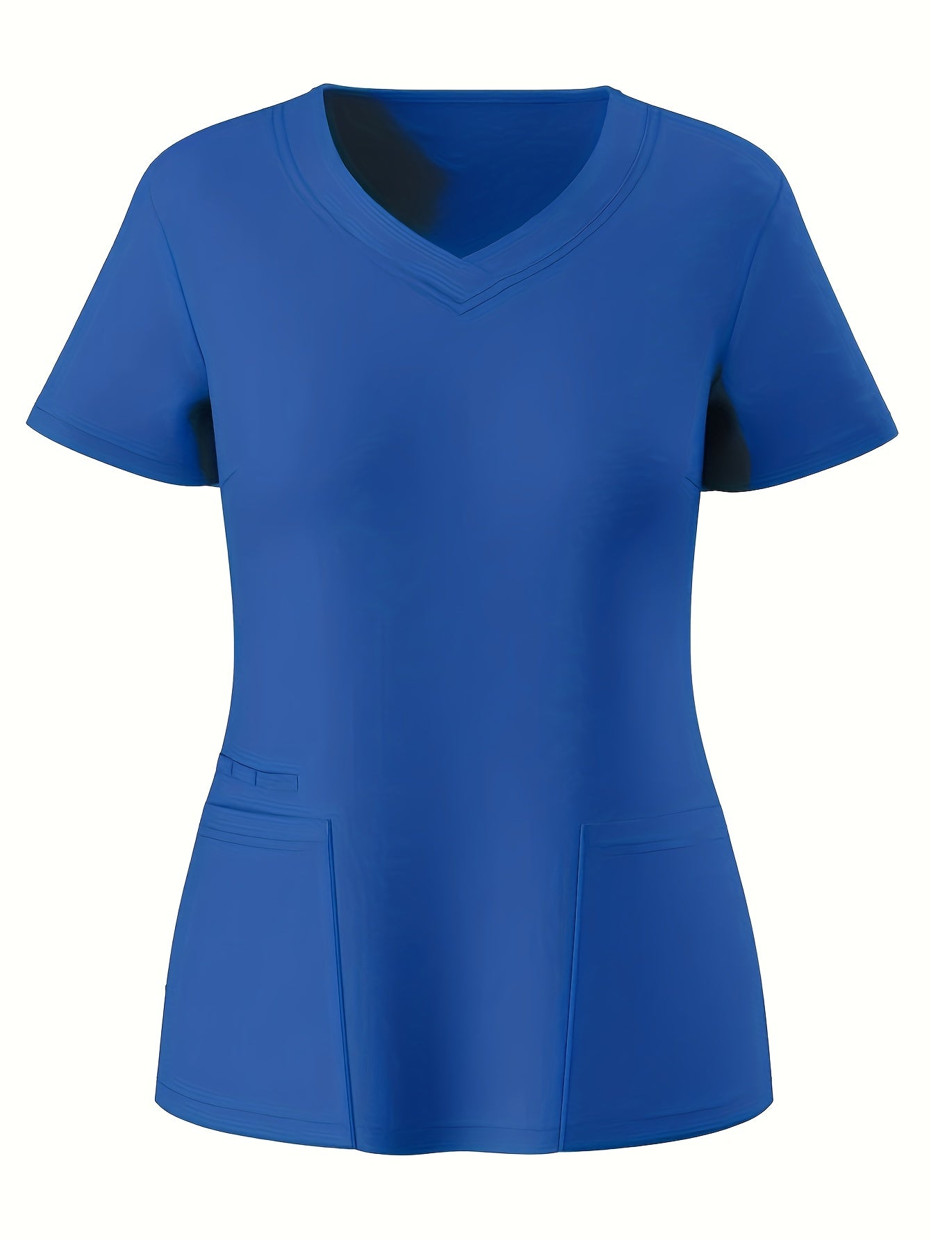 Scrubs Set for Women Nurse Uniform Jogger Suit Stretch Top & Pants with Multi Pocket for Nurse Esthetician Workwear