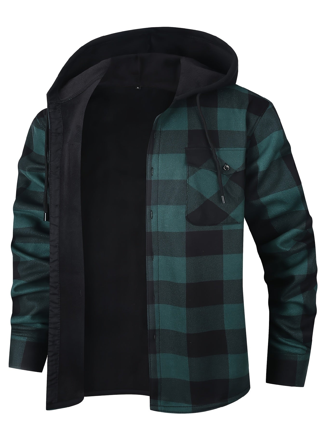 Men'S Autumn And Winter Casual Fashion Sports Fleece-Lined Thickened Sweatshirt
