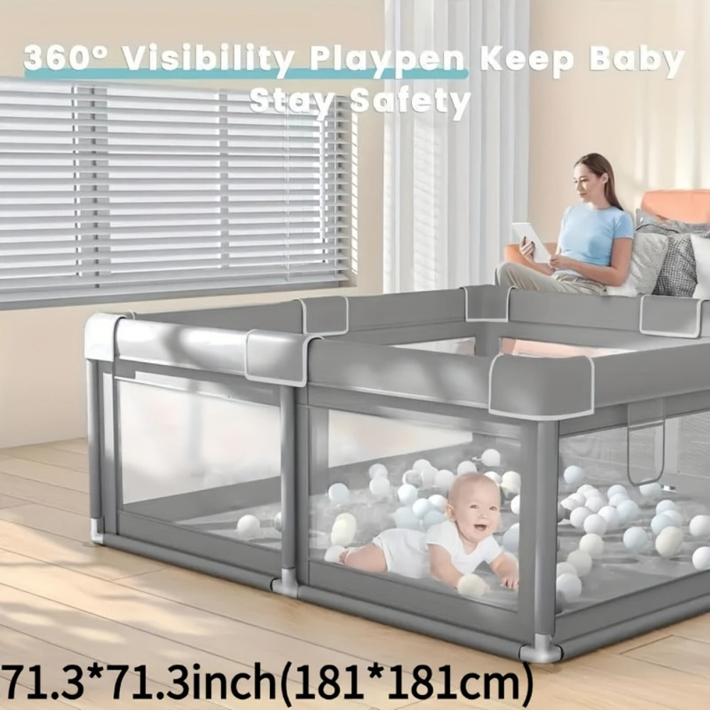Baby Playpen - Breathable Soft Large 71X71