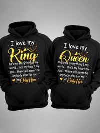 Lady black sweatshirt